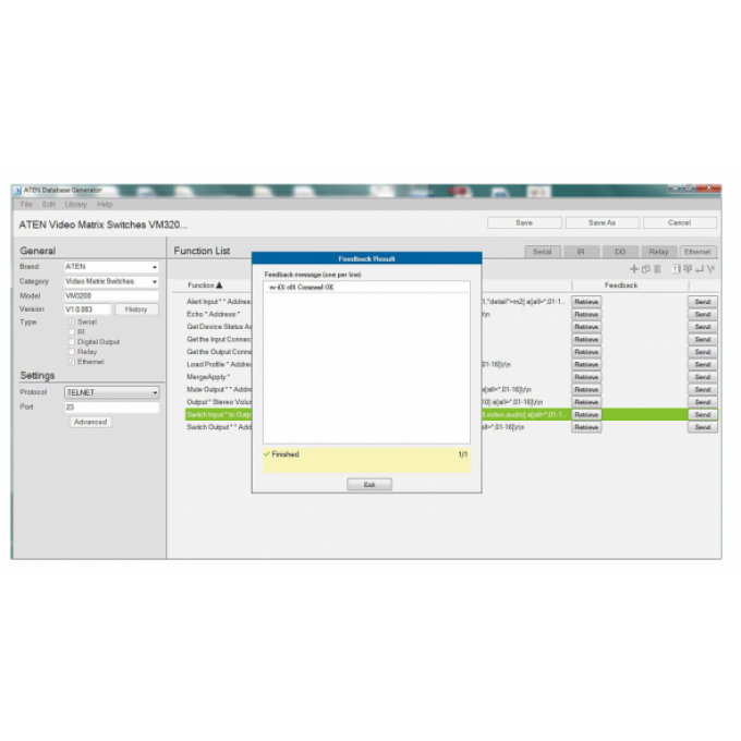 Программное обеспечение Database Generator (генератор базы данных) ATEN DATABASE-GENERATOR