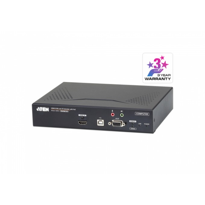 4K HDMI Single Display KVM over IP Передатчик с PoE ATEN KE8952T