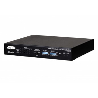6 x 6 звуковой интерфейс Dante с HDMI ATEN VE66DTH