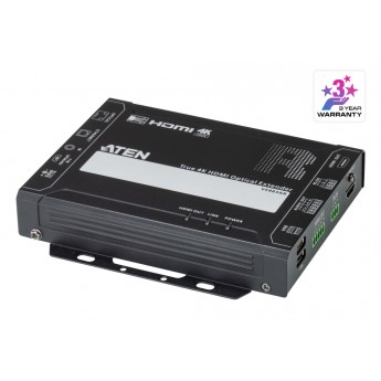 Оптический приемник True 4K HDMI, 4K@300м (многомодовый кабель) ATEN VE883ARK1