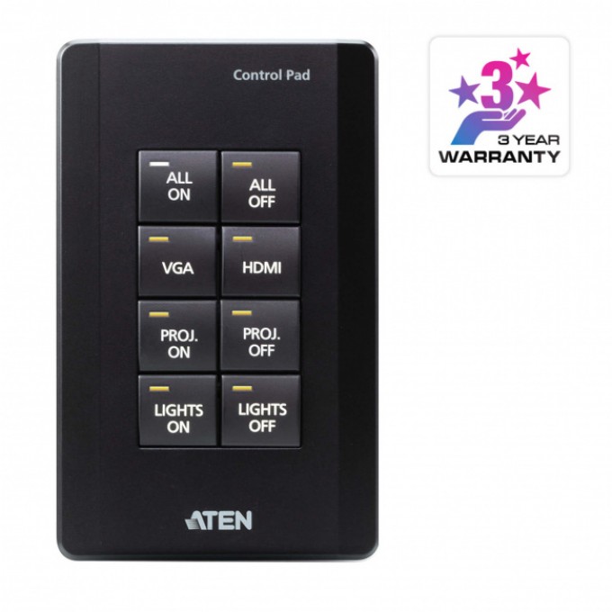 8-кнопочный контроллер управления (стандарт US, 1 Gang, цвет черный) ATEN VK01001
