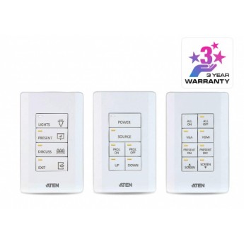 8-кнопочный блок управляющих клавиш (локализация US, белая, 1 комплект) ATEN VK108US