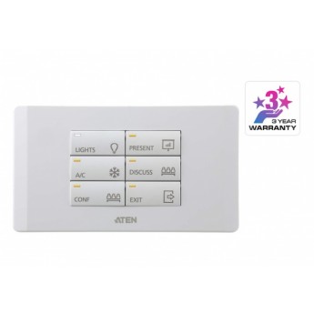 12-кнопочный блок управляющих клавиш (стандарт EU, 2 Gang), цвет белый ATEN VK112EU