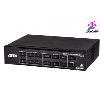 4x2 True 4K HDMI Презентационный коммутатор с Multi View ATEN VP2420