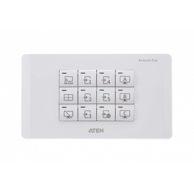 12-кнопочный сетевой блок дистанционного управления (стандарт EU, 2 Gang) ATEN VPK312K1