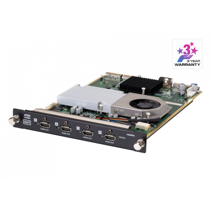 4-портовая 4K HDMI плата вывода для процессоров серии VW ATEN VW884